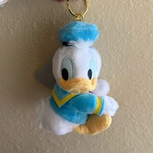 Japan Disney Store Donald Plush Keychain